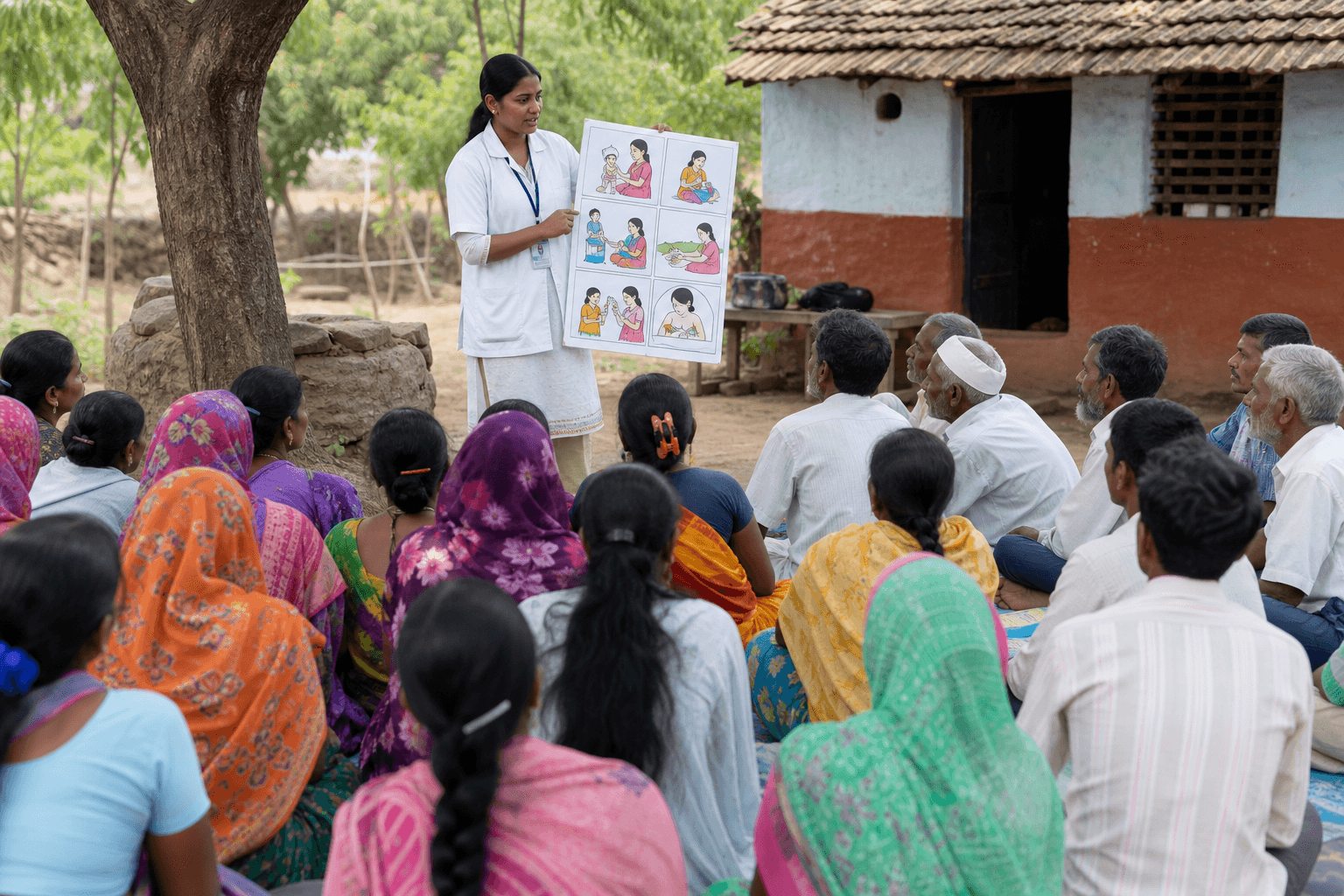 Health awareness session for villagers